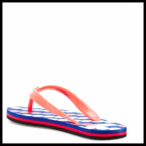 ❌SOLD❌KATE SPADE SIGNATURE PRINT FLAT SANDALS - Picture 4 of 8